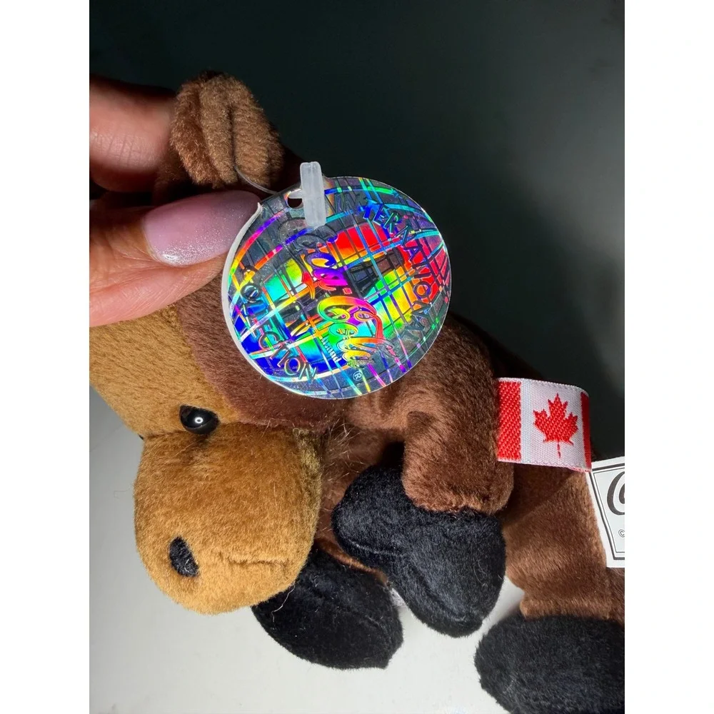 Vintage 1999 Coca-Cola‎ International Bean Bag Plush Gourmand Moose Canada 0233